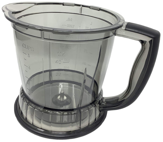 40oz Pitcher Bowl for Ninja Master Prep Food Processor QB700 QB750 QB900B QB1000 QB1003 QB1004 QB1005, Black