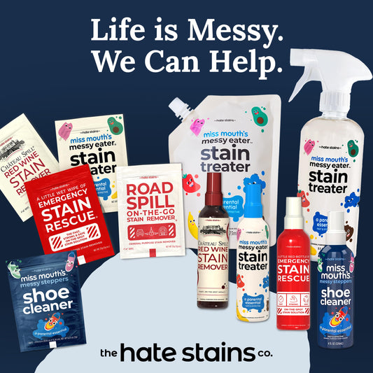 Miss Mouth's Messy Eater Stain Treater 4oz 2pack Stain Remover Spray and 25 pack Wipes