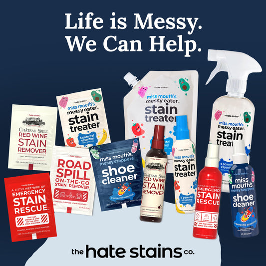 Miss Mouth's Messy Eater Stain Treater Spray - 4oz Stain Remover - Newborn & Baby Essentials - No Dry Cleaning Food, Grease, Coffee Off Laundry, Underwear, Fabric