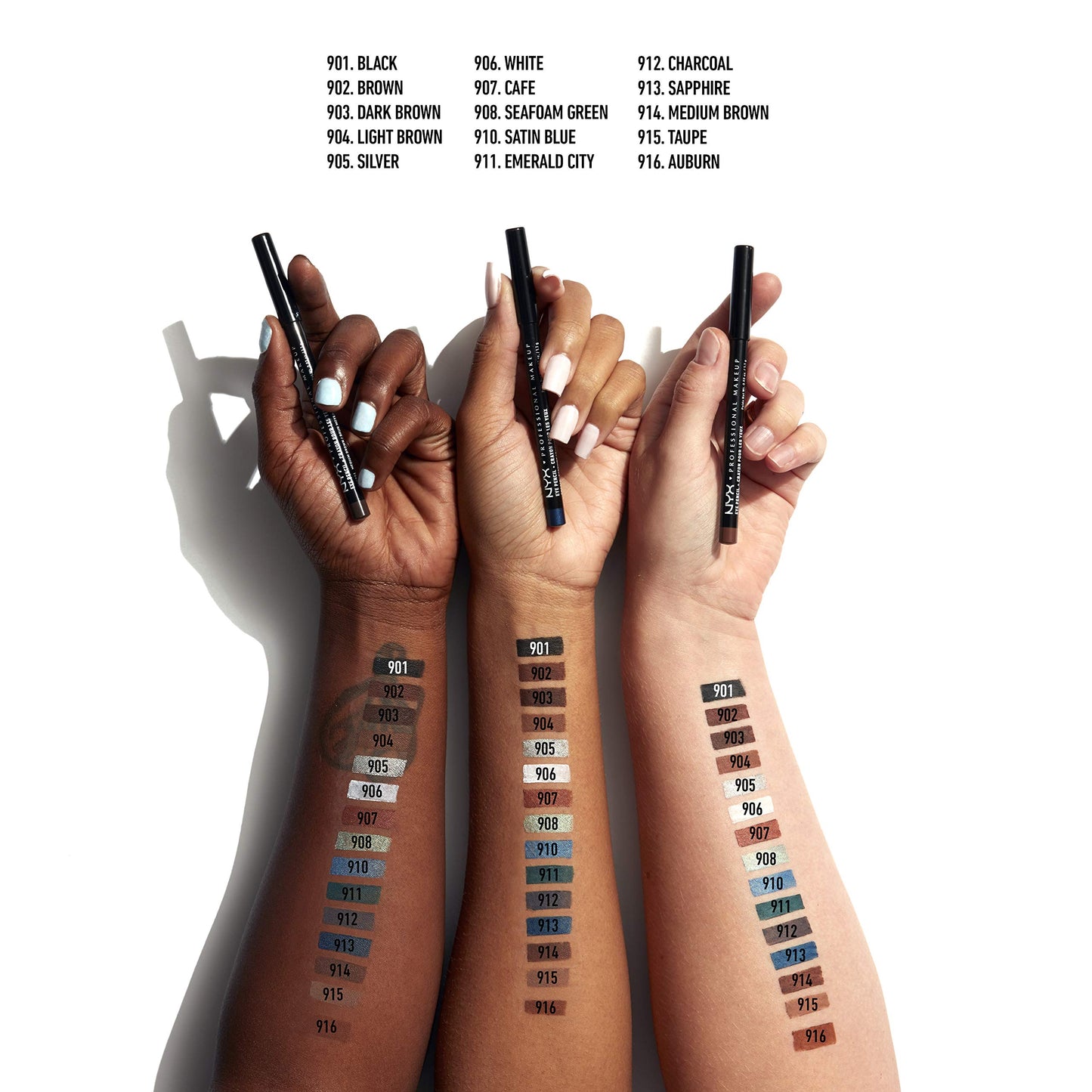 NYX PROFESSIONAL MAKEUP Slim Eye Pencil, Eyeliner Pencil - Bronze Shimmer