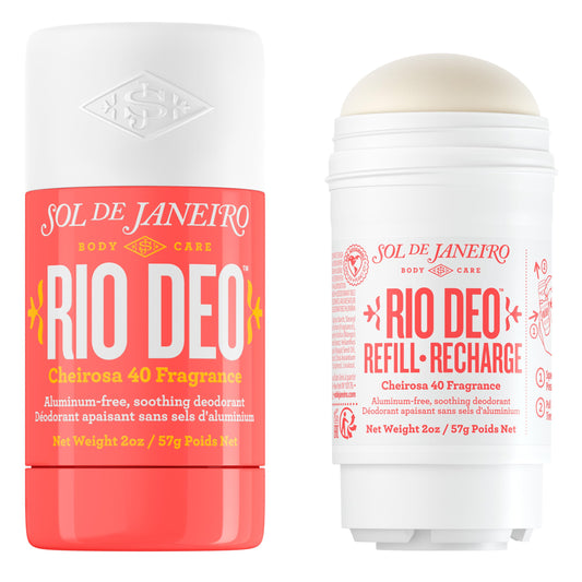 SOL DE JANEIRO Cheirosa 40 Rio Deo Aluminum-Free Deodorant with Refill Cartridge, Amazon Exclusive