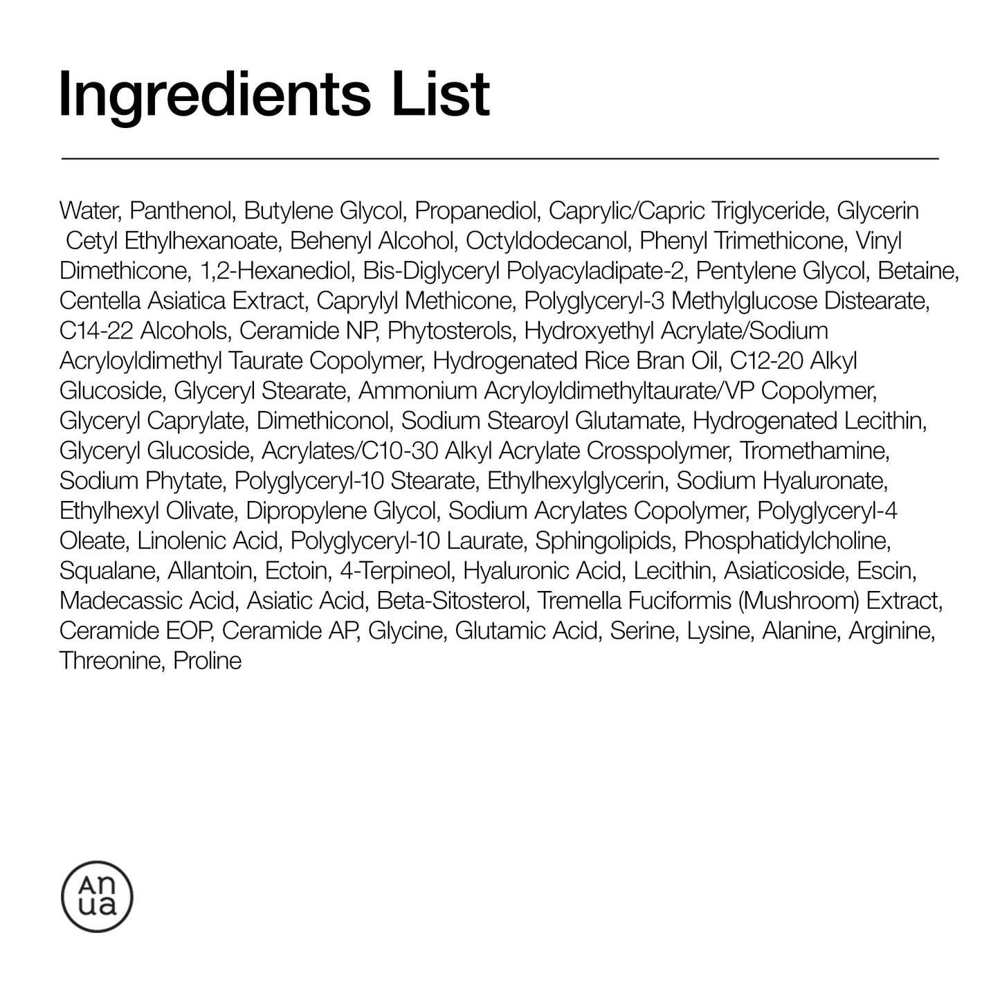 ANUA 3 Ceramide Panthenol Moisture Barrier Cream, Hydrating Face Moisturizer for Normal Skin, Panthenol, Ceramide, Centella for Skin Barrier Non Comedogenic, Korean Skincare (100ml/ 3.38 fl. oz.)