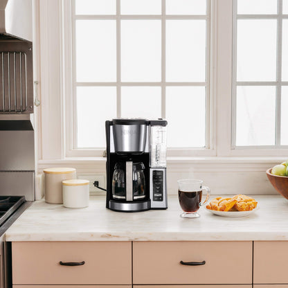 Ninja 12-Cup Programmable Brewer CE251 Coffee Maker, 60 oz, Black/Stainless Steel (Renewed)