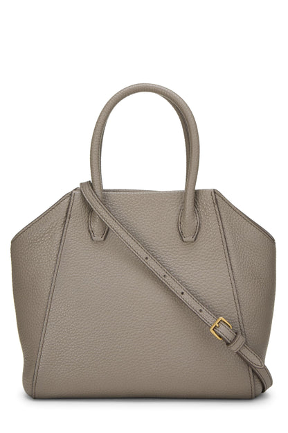 Miu Miu, Pre-Loved Grey Calfskin Convertible Handbag Small, Grey