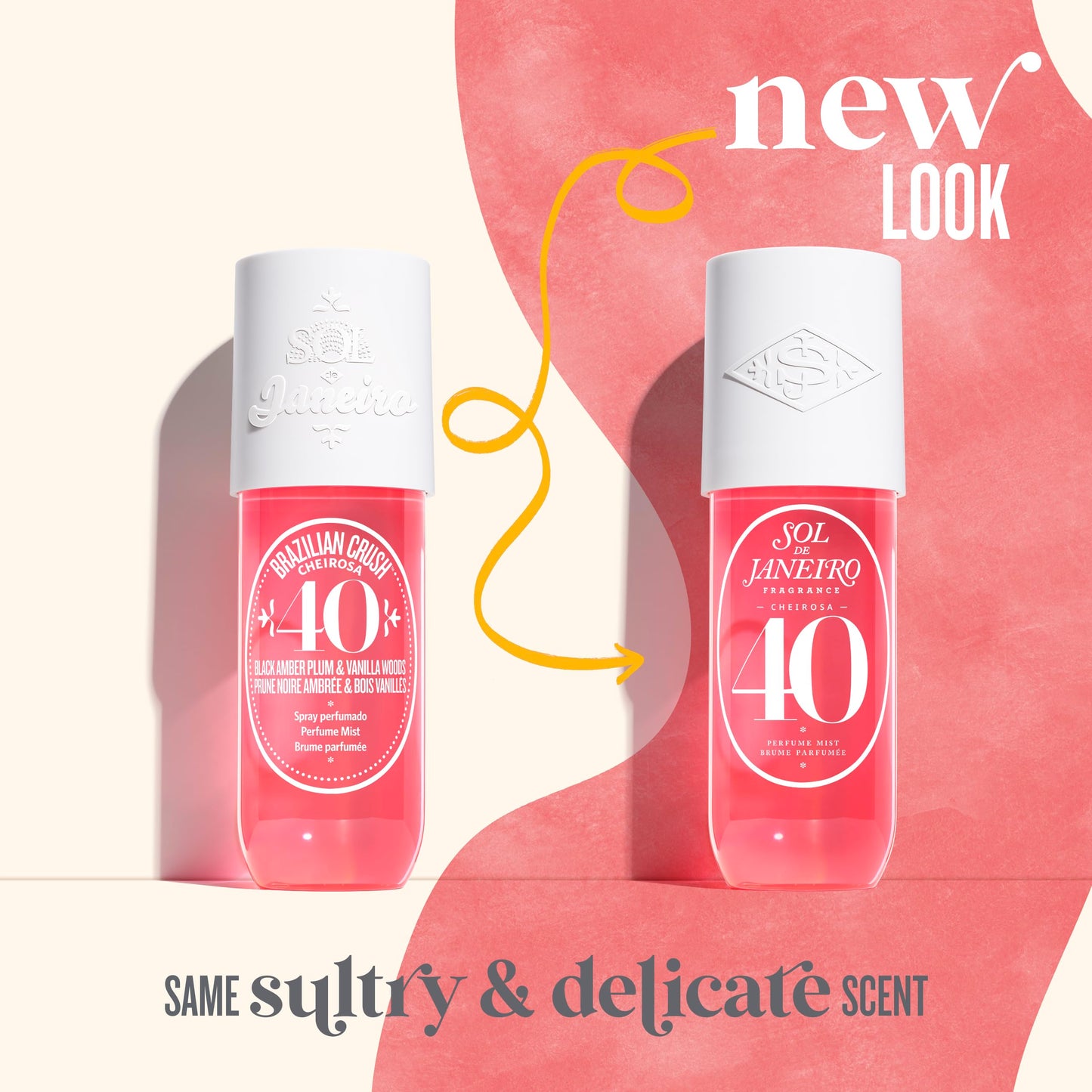 SOL DE JANEIRO Cheirosa Hair & Body Fragrance Mist Full Size and Travel Size Set - Home and Away Bundle - 8.1 & 3 fl oz Duo (Cheirosa 40)