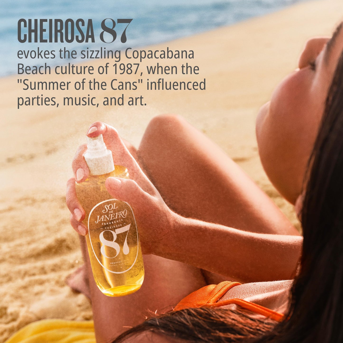 SOL DE JANEIRO Cheirosa 87 Rio Radiance Hair & Body Fragrance Mist Full Size and Travel Size Set, Amazon Exclusive