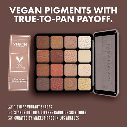 NYX PROFESSIONAL MAKEUP, Ultimate Shadow Palette, Eyeshadow Palette - Warm Neutrals