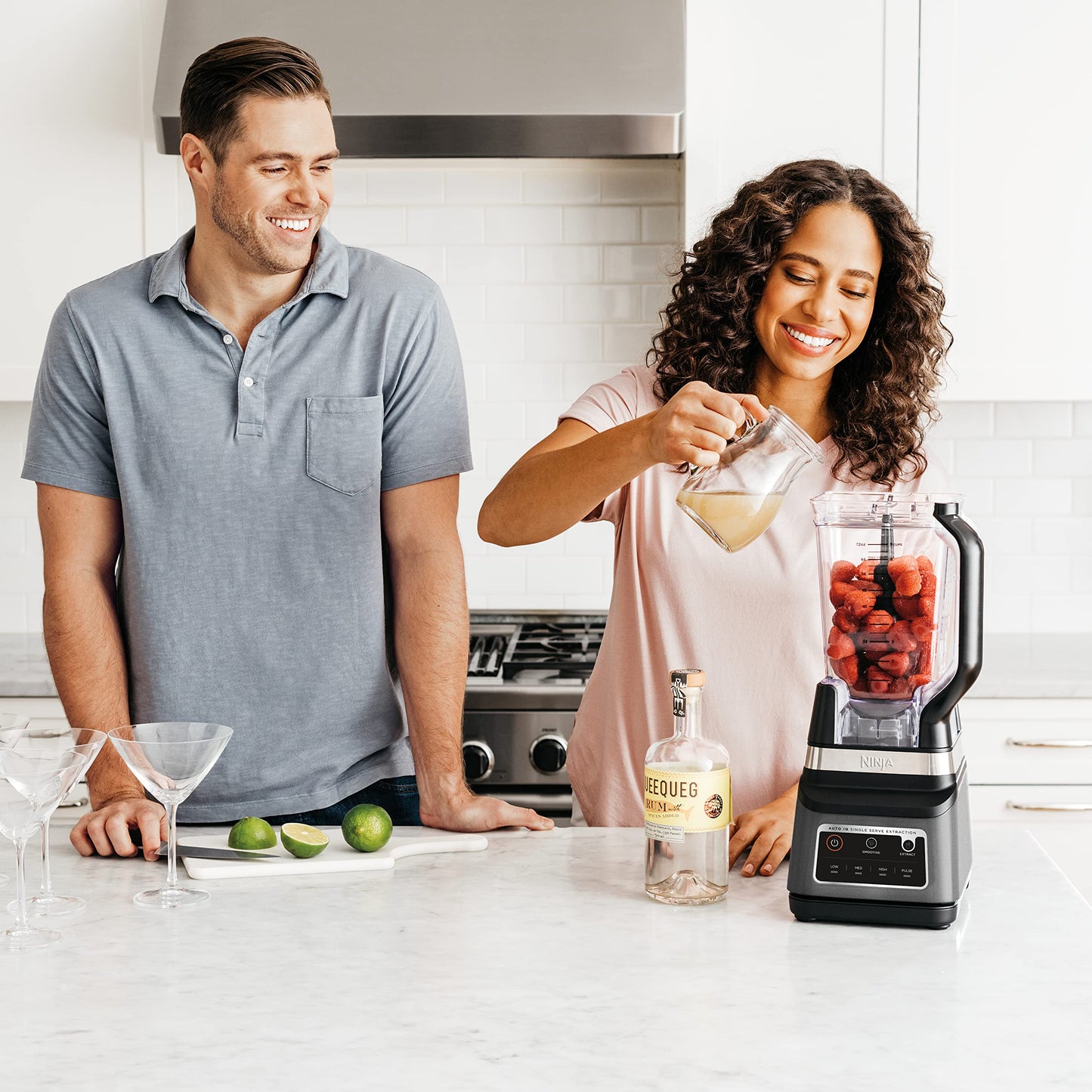 Ninja BN750C Professional Plus Blender DUO with Auto-iQ, 1400-Peak-Watt, Black/Silver (Canadian Version)