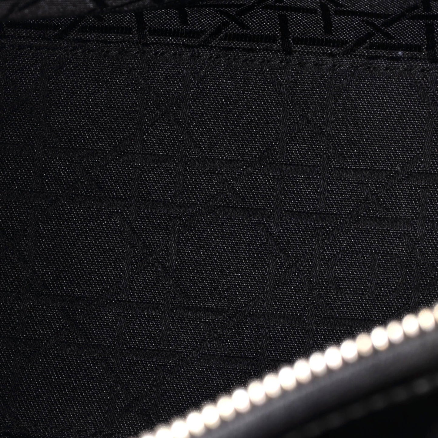 Christian Dior, Pre-Loved Lady Dior Bag Cannage Quilt Patent Medium, Black