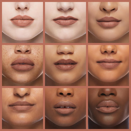 NYX PROFESSIONAL MAKEUP Lip Lingerie Matte Liquid Lipstick - Ruffle Trim, Cinnamon Pink