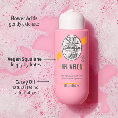 SOL DE JANEIRO Scent Your Shower Quad | Benefit Packed Body Wash Discovery Set | Brazilian Play, Beija Flor, Bom Dia, Delicia Drench | 3 fl oz. | Amazon Exclusive