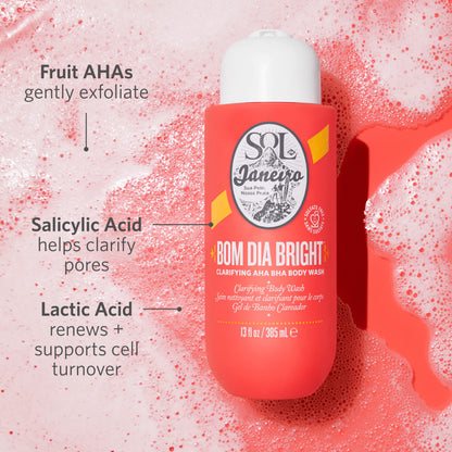 SOL DE JANEIRO Replenishing & Clarifying Shower Duo | Brazilian Play & Bom Dia Bright Body Wash | Cheirosa 62 & 40 | 13 fl oz. | Amazon Exclusive