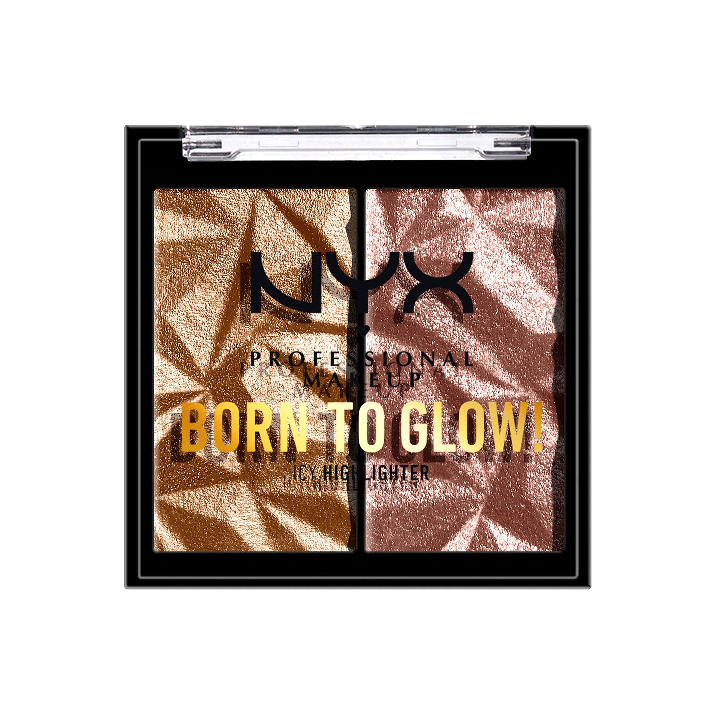 NYX PROFESSIONAL MAKEUP Born To Glow Icy Highlighter Duo - Bout The Bronze